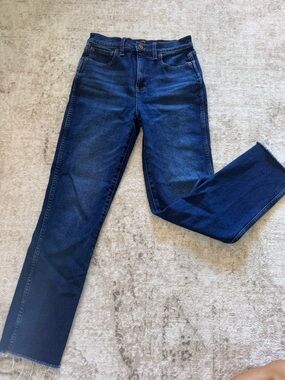 Classic Dark Blue High-Rise Women’s Jeans